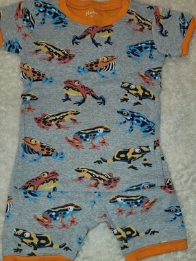 Hatley leaping frogs pajama set 4t